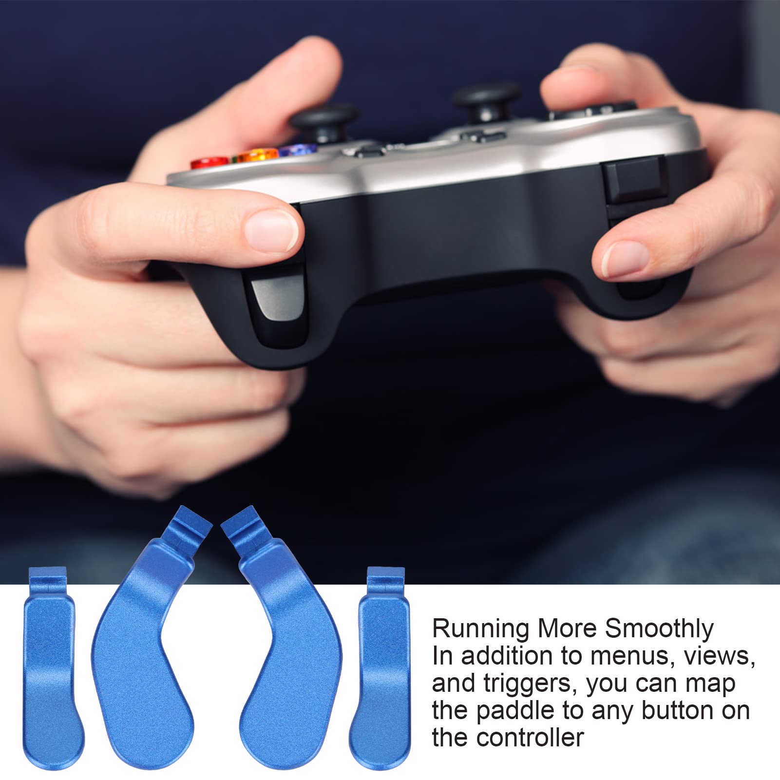 4-Piece Metal Paddle Controller for Xbox Elite Series 2 - Gaming Accessories Replacement Parts