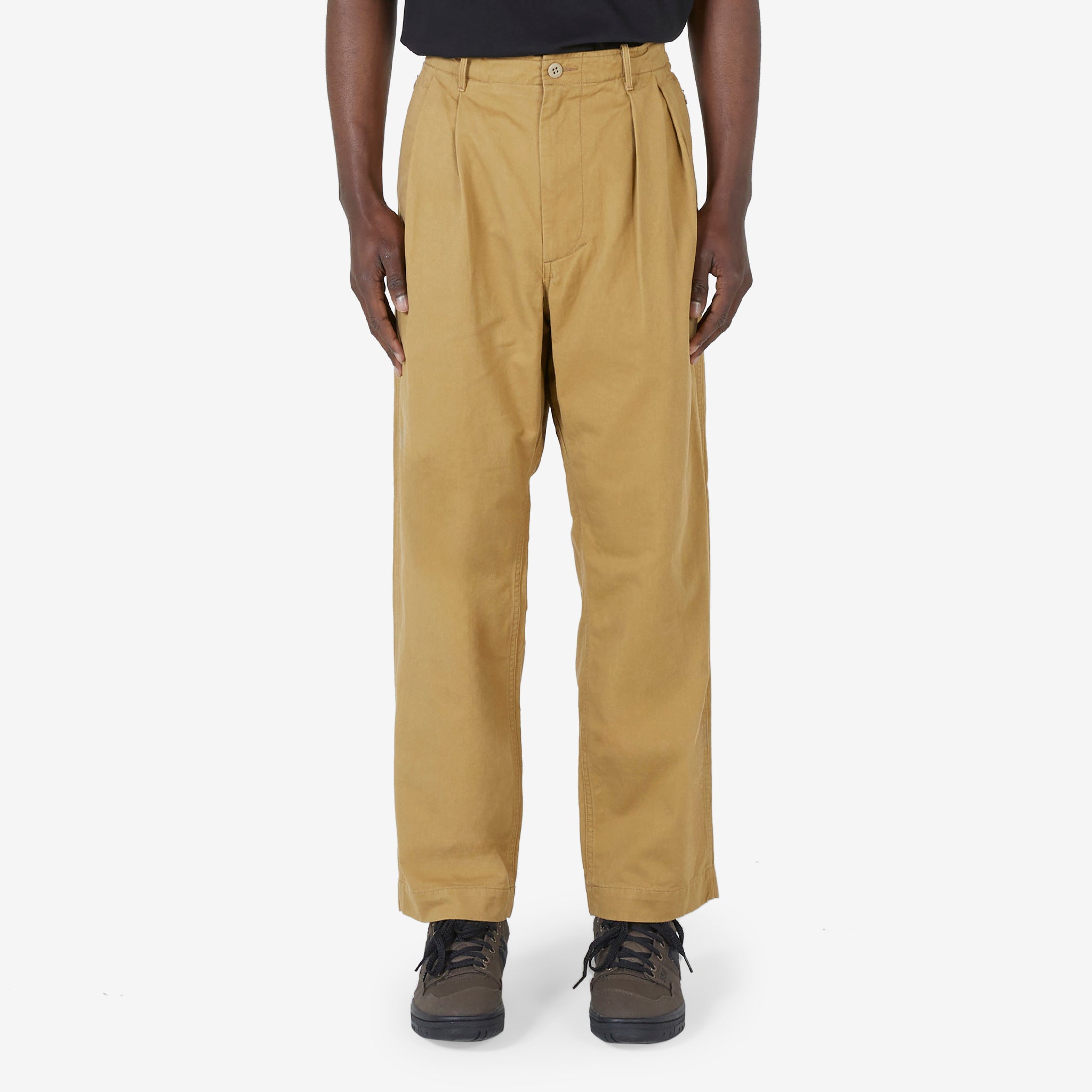 Tommaso Pleated Khaki Pants for Women - Comfortable & Stylish Casual Trousers for Work, Office & Everyday Wear