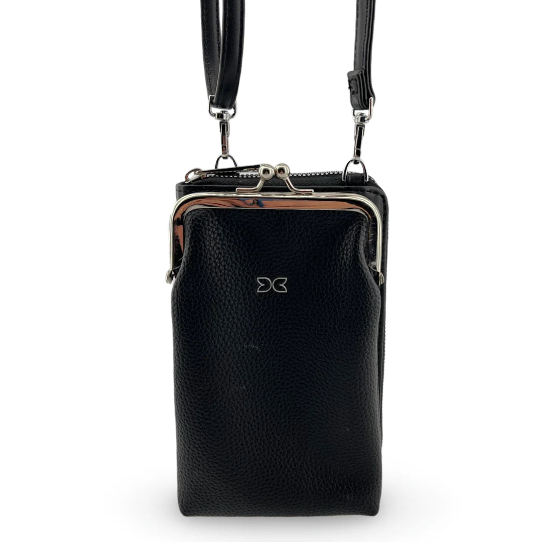 Darling's WD 08 Double Side Wallet with Pouch & Adjustable Crossbody Strap - 5 Color Options for Women | Perfect for Travel, Shopping & Everyday Use