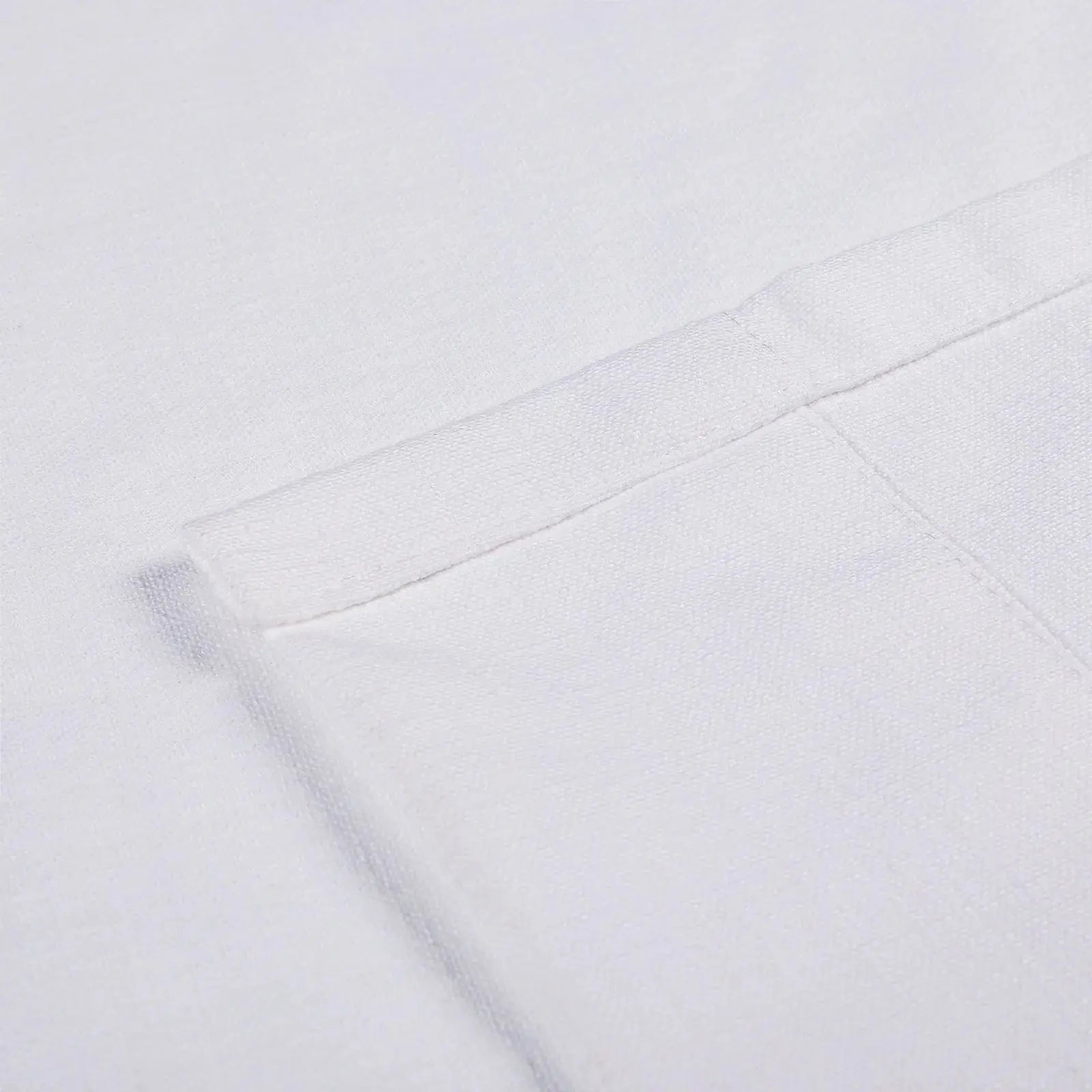 Premium Isabella Cotton Pinch Pleat Drapery Panels - Unlined Classic Curtains for Living Room, Bedroom & Dining Room Decor