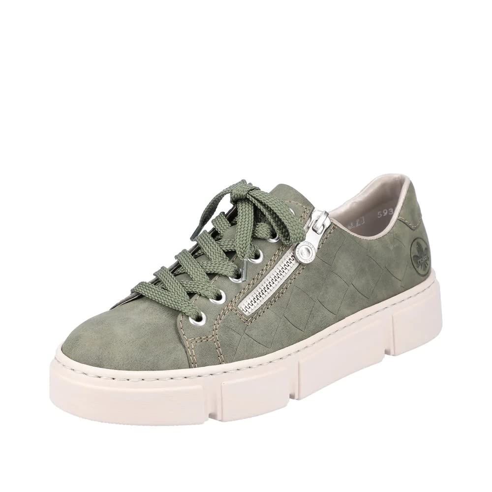 Rieker Women's Lace Up Athletic Shoes N5935 - Comfortable Casual Sneakers for Walking, Running & Everyday Wear | Stylish Ladies Sports Shoes for Gym, Workout & Outdoor Activities