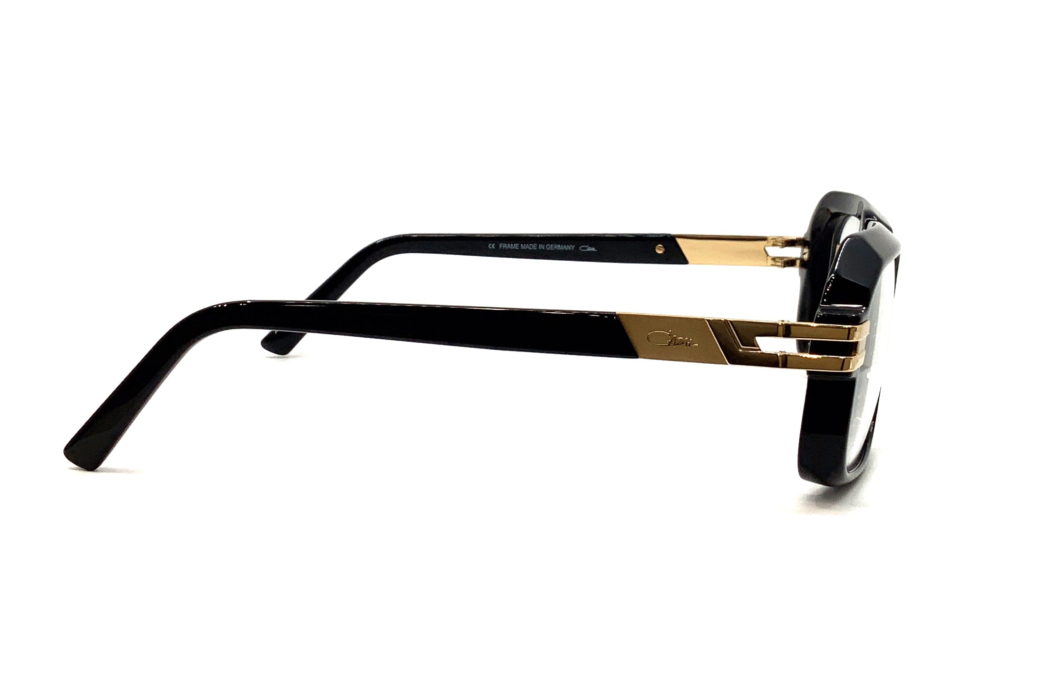 Cazal 6004 Sunglasses - Black/Gold Frame Classic Retro Style for Men & Women | UV Protection, Fashion Accessory for Outdoor, Driving, Travel