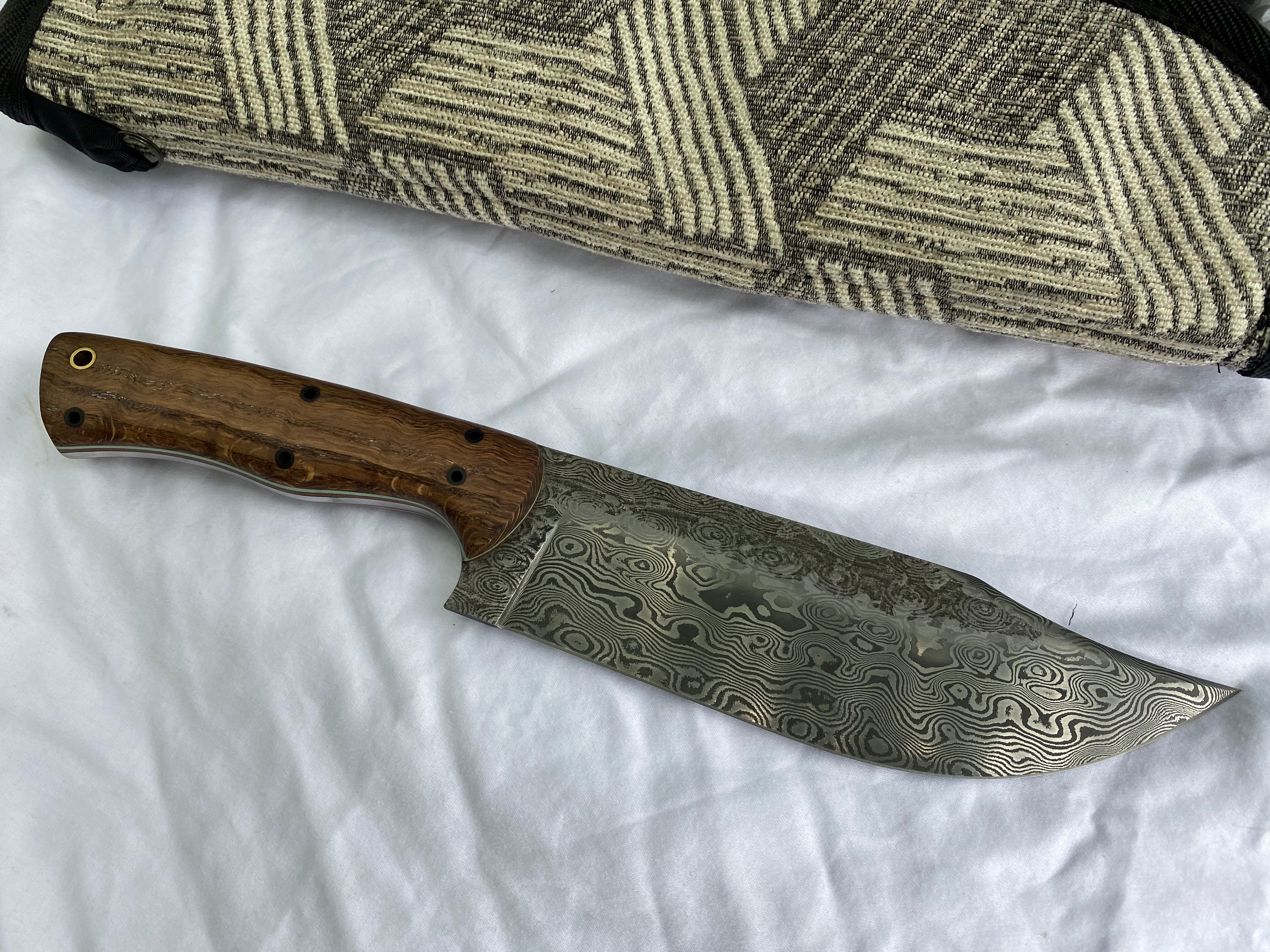 Custom Bowie Knife - High-Quality Handmade Hunting & Survival Knife for Outdoor Adventures, Camping, Bushcraft & Collectors