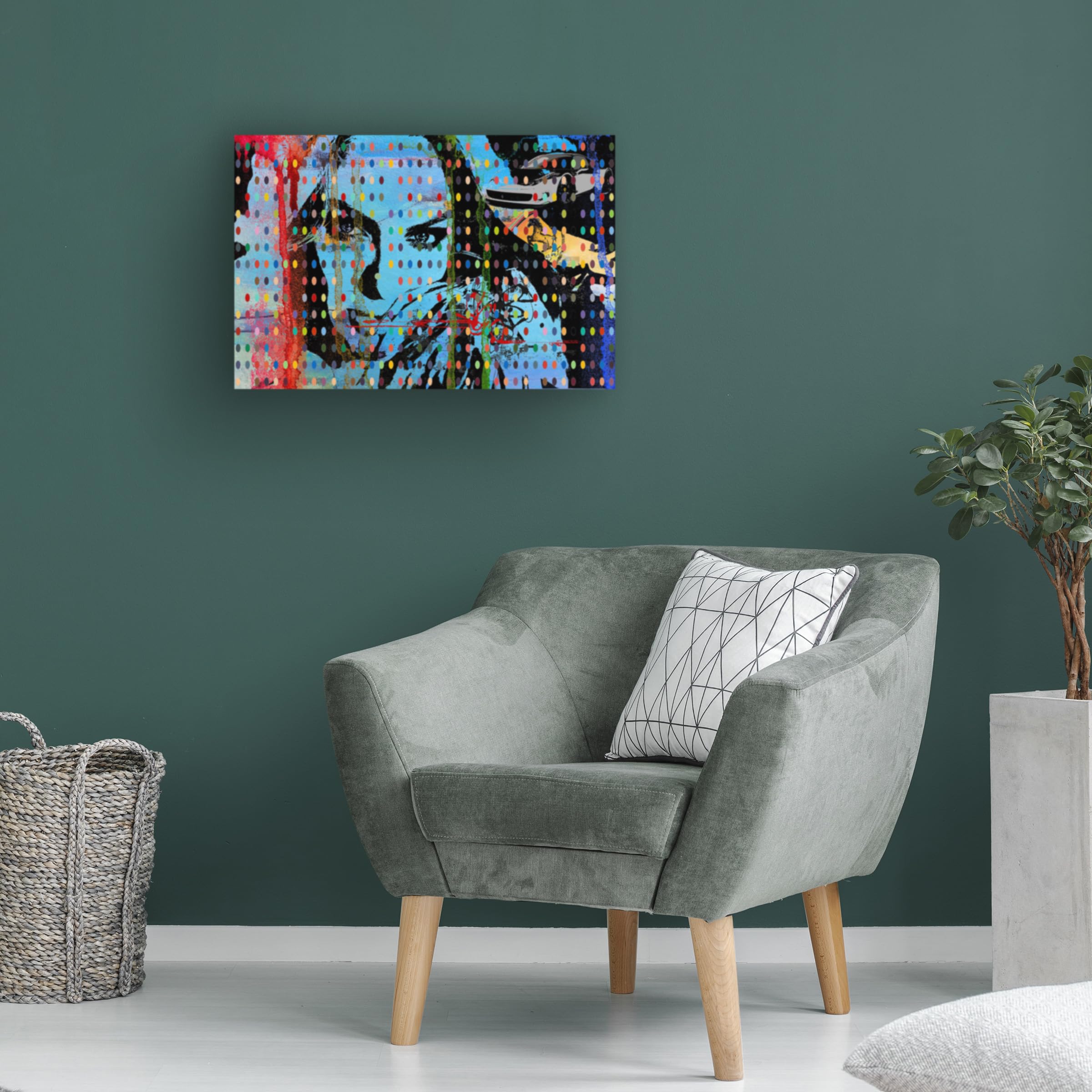 Trademark Fine Art 'Dreams' Canvas Wall Art by Samin Chase - Modern Home Decor for Living Room, Bedroom & Office