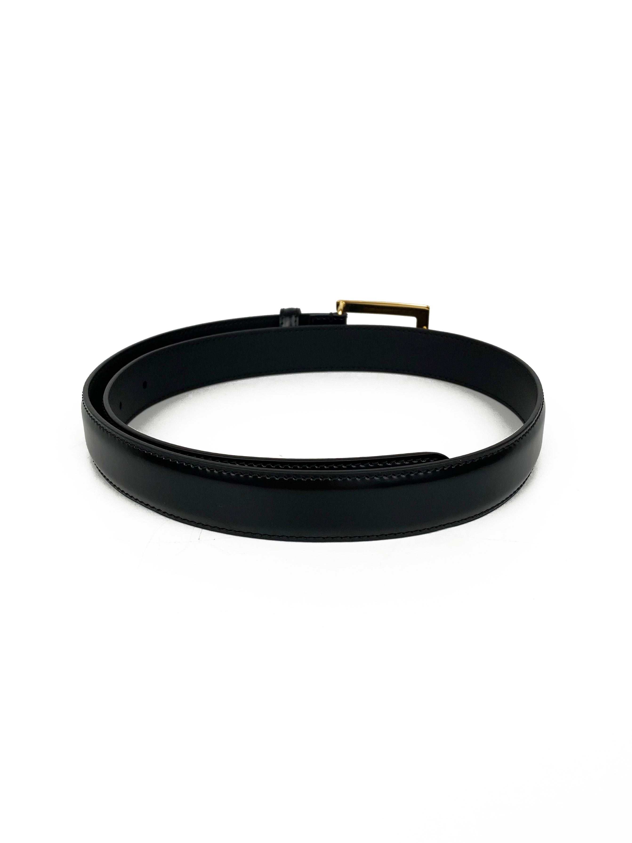 Gucci Black Square G Buckle Belt 75 - Genuine Leather Dress Belt for Men & Women | Formal & Casual Fashion Accessory for Office, Party & Everyday Wear