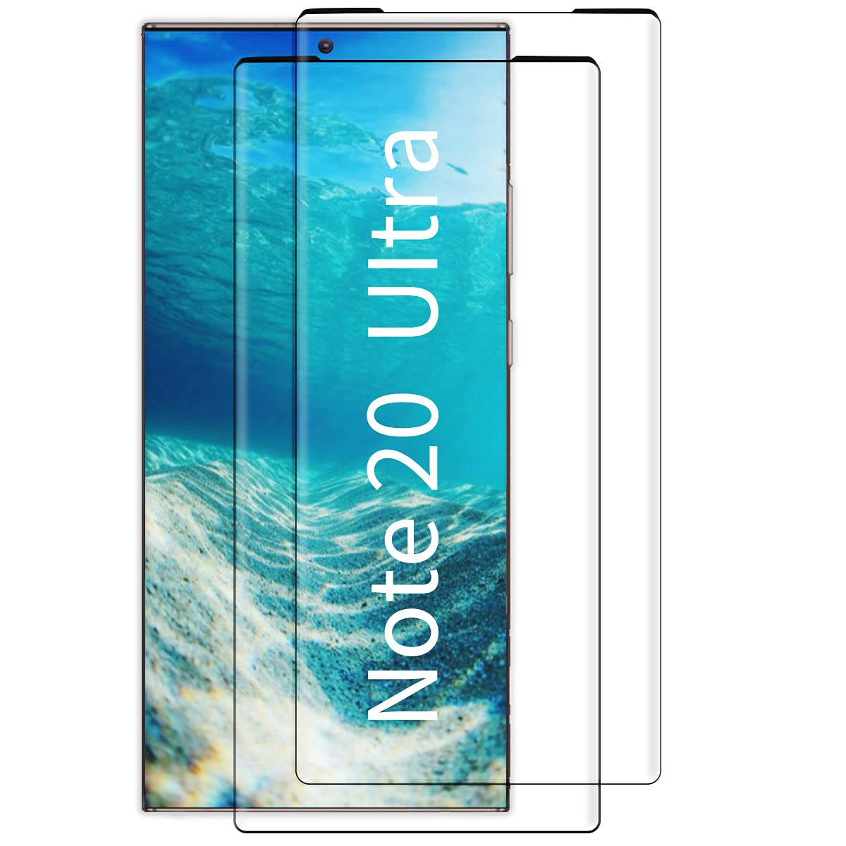 Tempered Glass Screen Protector for Samsung Galaxy Note 20 Ultra (6.9 Inch) - 2 Pack - HD Clear, Anti-Scratch, Bubble-Free - Perfect for Work, Gaming & Daily Protection