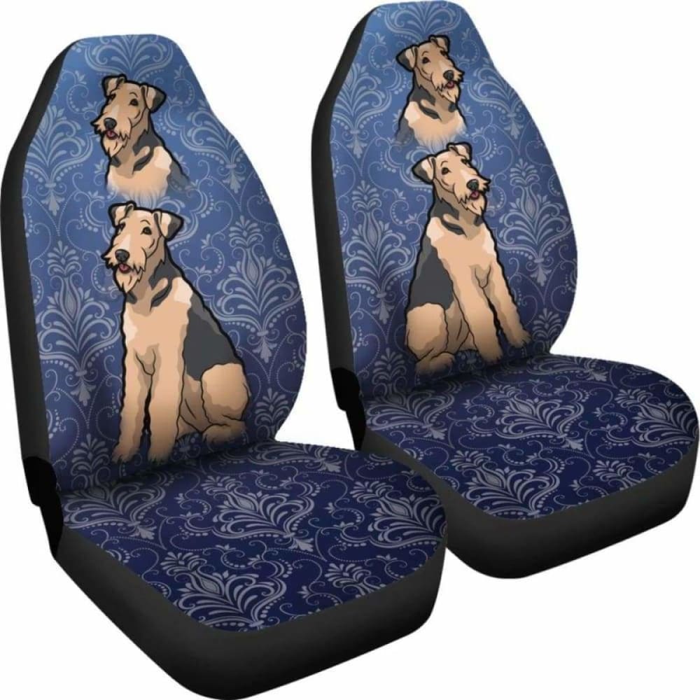 Premium Airedale Car Seat Covers - Universal Fit for Cars, Trucks & SUVs - Waterproof & Durable Protection - Perfect for Road Trips, Pets & Everyday Use