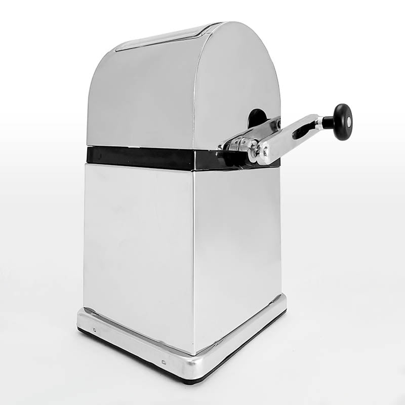 BarConic® Stainless Steel Ice Crusher - Manual Ice Shaver for Cocktails, Smoothies & Margaritas - Perfect for Home Bars, Parties & Outdoor Events