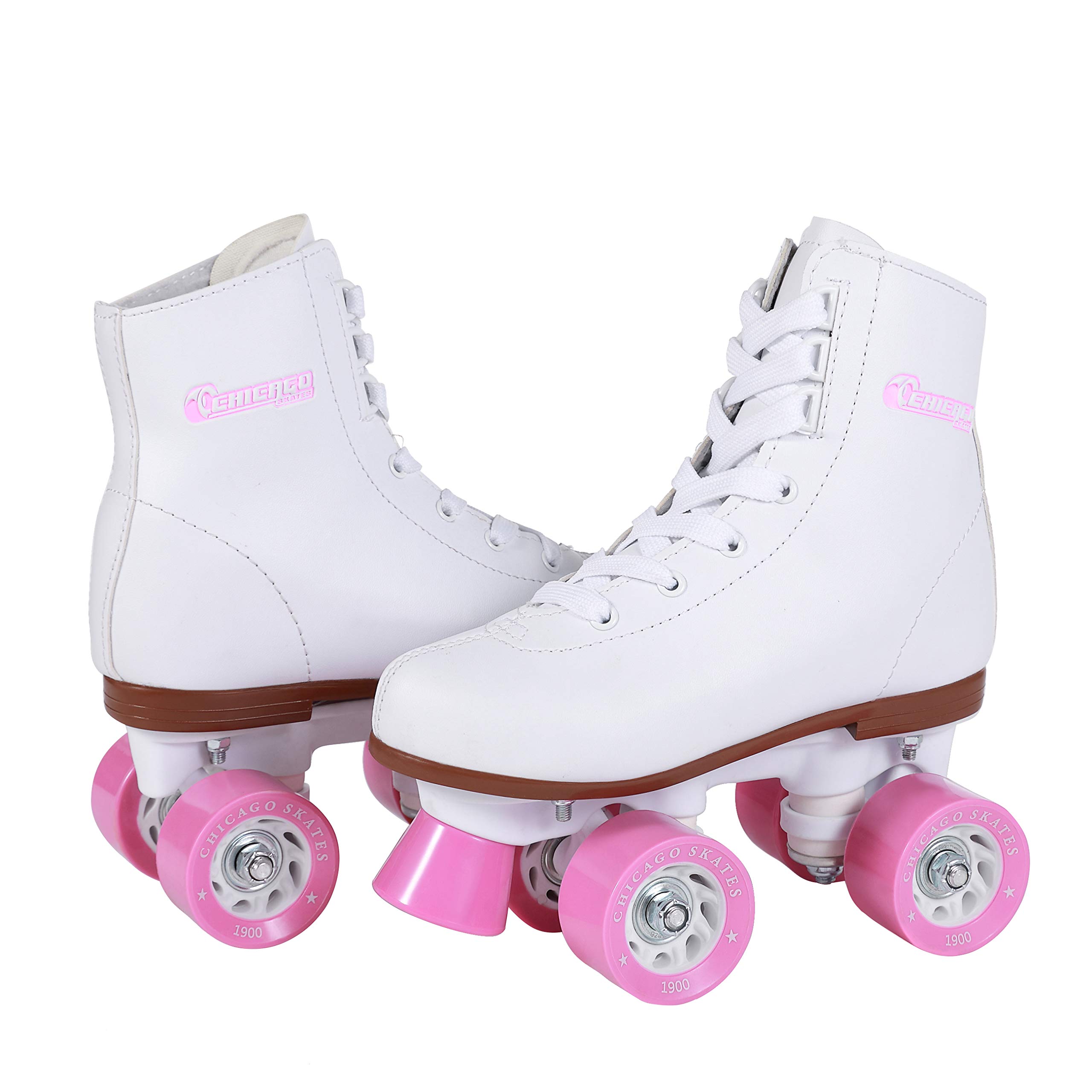 Quad Girls Rink Roller Skates for Women & Teens - Adjustable Outdoor/Indoor Roller Skates with Light-Up Wheels - Perfect for Roller Rinks, Parks, and Fitness Skating