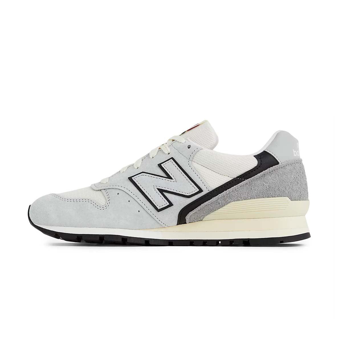 Original Title: in USA 996 'Grey Black'   Optimized Title: **Men's 996 Grey Black Sneakers - Lightweight Running Shoes for Men - Comfortable Casual Walking Shoes for Workout & Daily Wear**