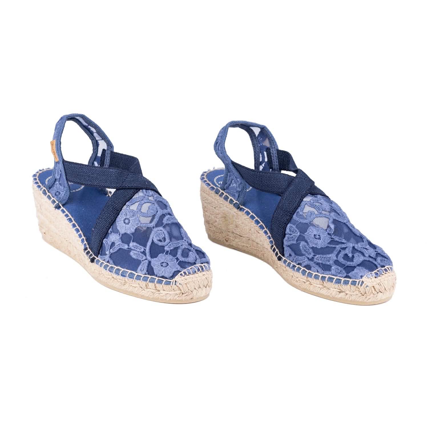 Women's Embroidered Wedge Espadrille Sandals - Terra ZD Style | Comfortable Summer Beach Shoes for Walking & Outdoor Activities