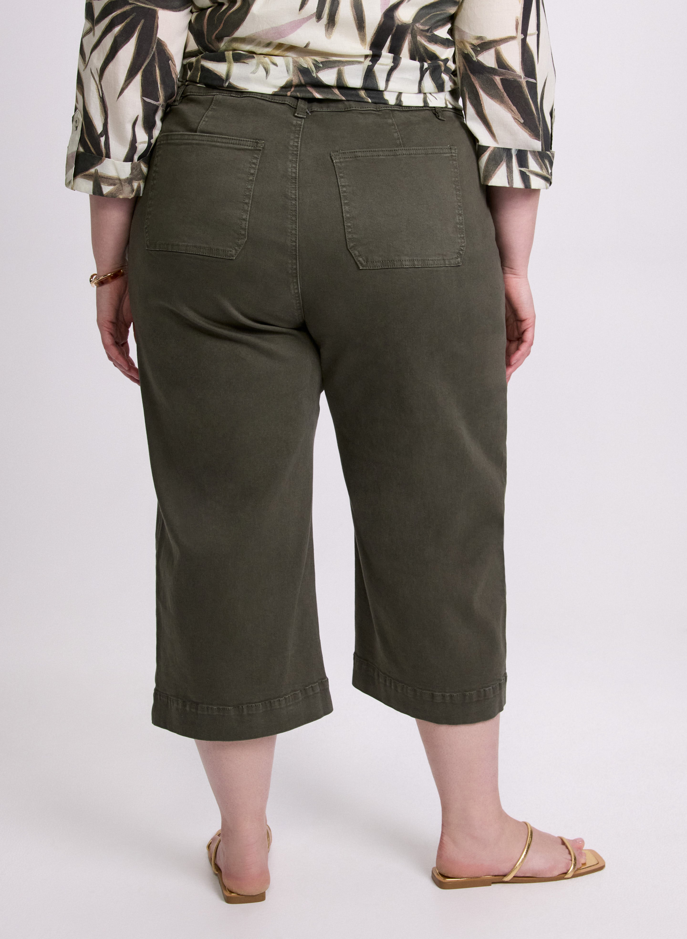 Stylish High Waisted Cropped Wide Leg Jeans for Women - Trendy Distressed Denim Pants with Stretch Comfort - Perfect for Casual Outfits, Streetwear & Summer Fashion