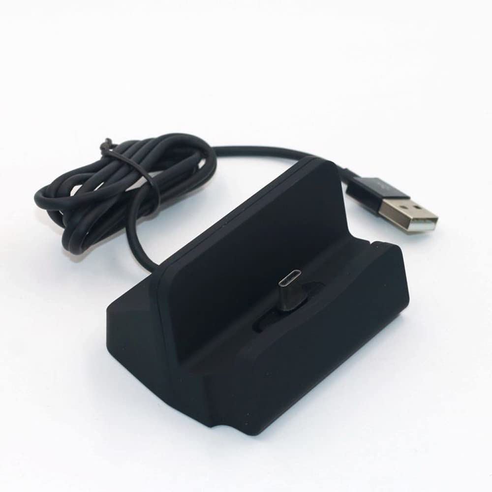 AGM H6 USB Type C Docking Station - Black | Fast Charging Dock with USB 2.0 Data Cable for AGM H6 Smartphone | Perfect for Office, Home & Travel Charging Needs