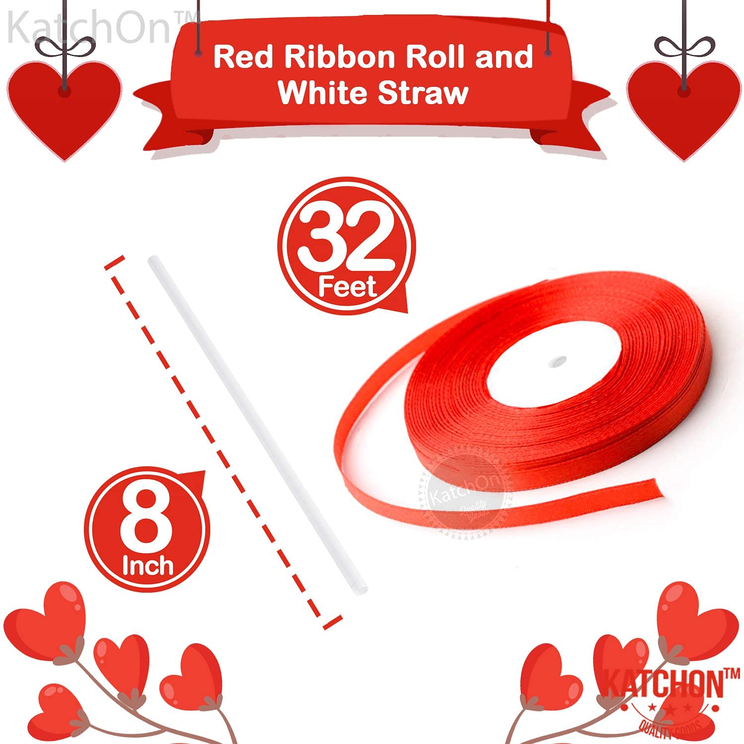 KatchOn Valentine Balloons - 40 Red Lip Shaped Balloons (30 Inch) for Valentine's Day & Galentines Day Decorations | Perfect for Romantic Parties, Wedding Proposals, and Anniversary Celebrations