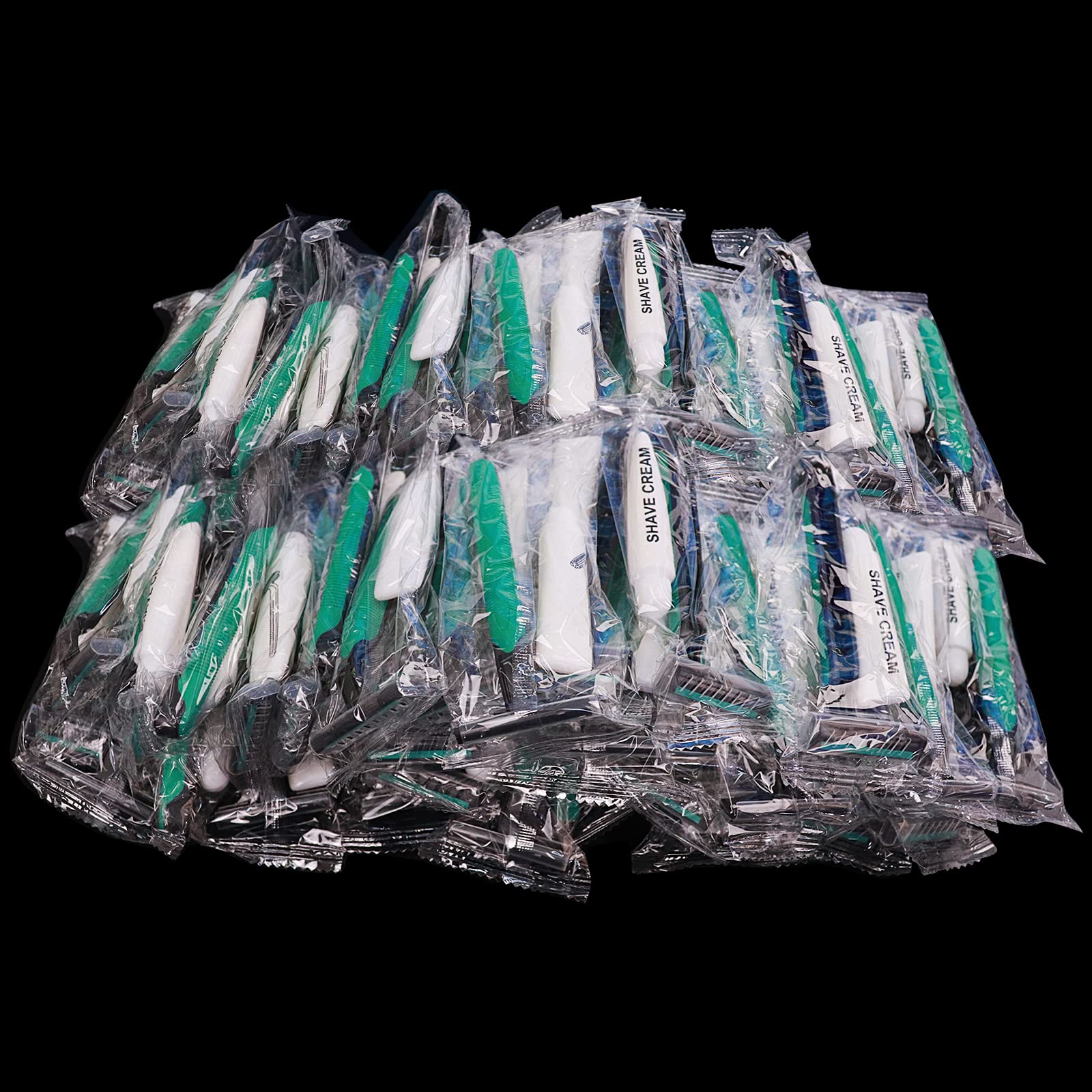 Bulk Disposable Razors - 100 Pack Individually Wrapped for Travel, Gym & Personal Use | Smooth Shaving for Men & Women