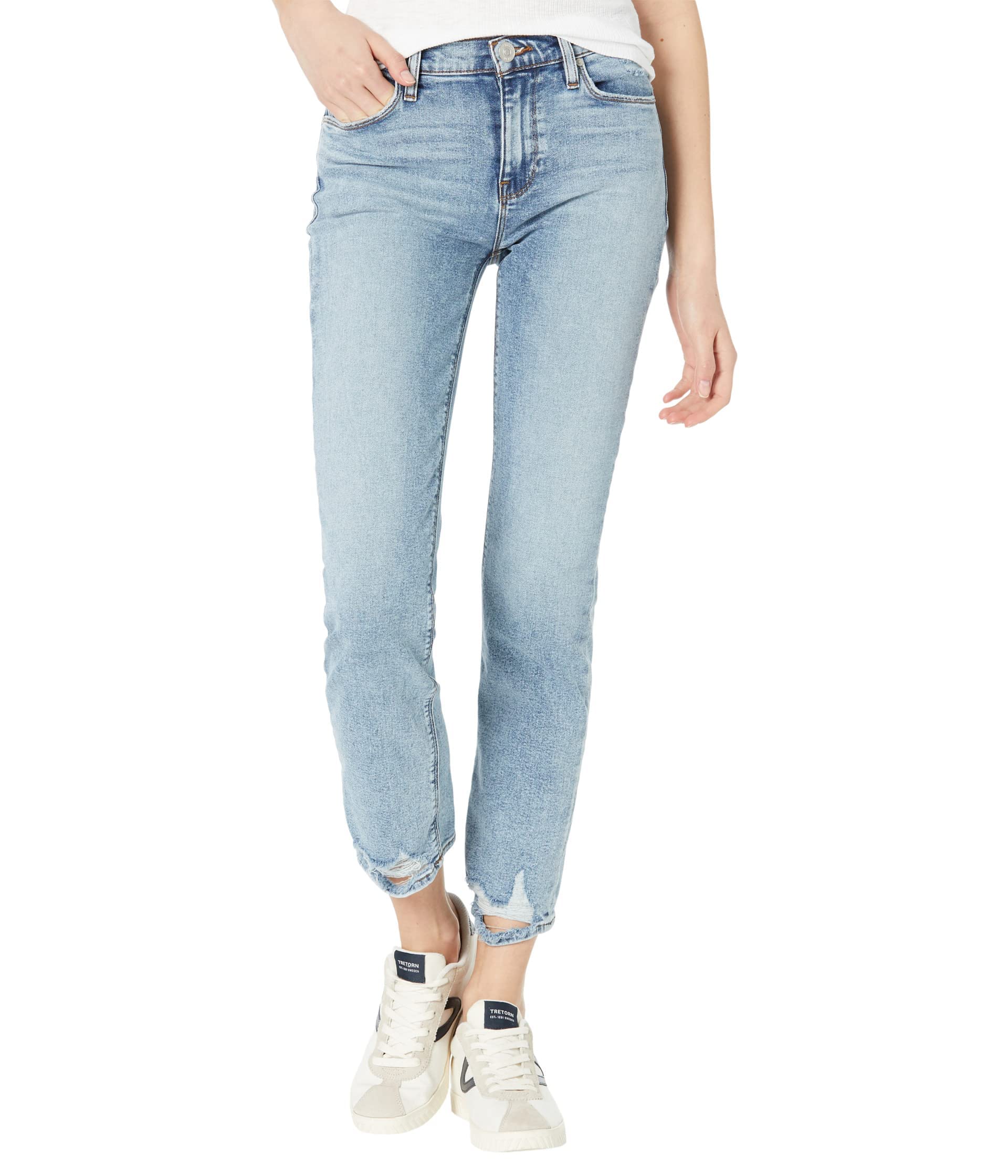 HUDSON Jeans Women's Nico Mid Rise Straight Leg Jean in Superstar Wash - Size 29 | Comfortable & Stylish Denim for Everyday Wear, Office & Casual Outings