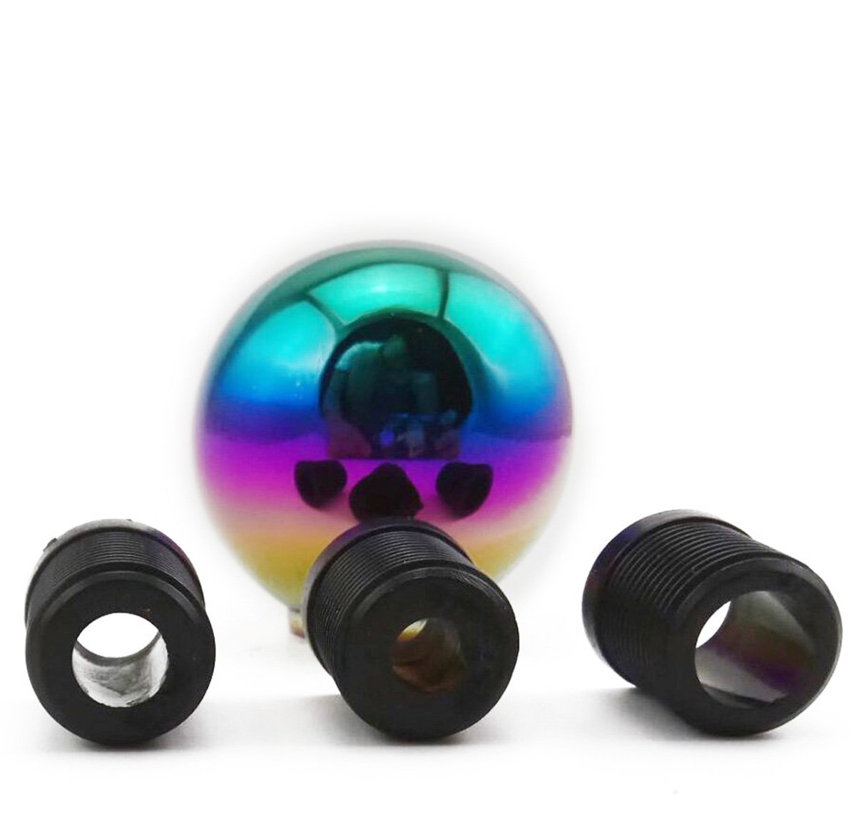 TSWNE Universal Motorsport Manual Spherical Stick Shift Knob - High Performance Gear Shift Knob for Racing & Sports Cars - Perfect for Track Days, Drifting & Car Enthusiasts