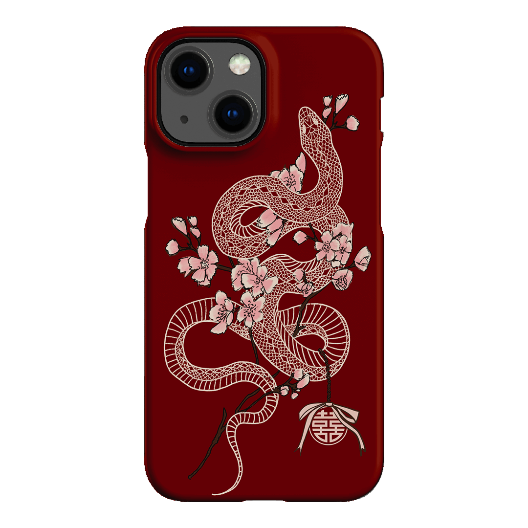 Red Blossom Snake - Elegant Floral Design for Home Decor, Wedding Centerpieces & Unique Gifts | Perfect for Boho Chic Interiors & Special Occasions