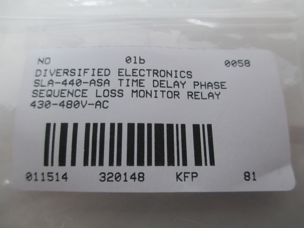 NEW DIVERSIFIED ELECTRONICS SLA-440-ASA Monitor Relay 430-480V AC DIN Rail Mount - Industrial Automation & Motor Control Protection for HVAC, Pumps & Manufacturing Equipment