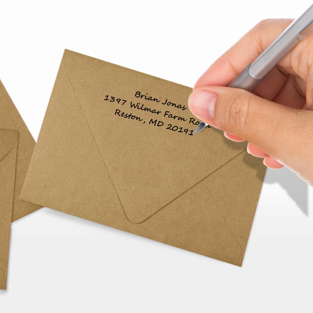 Premium LUXPaper 4Bar A1 Contour Flap Invitation Envelopes - 3 5/8