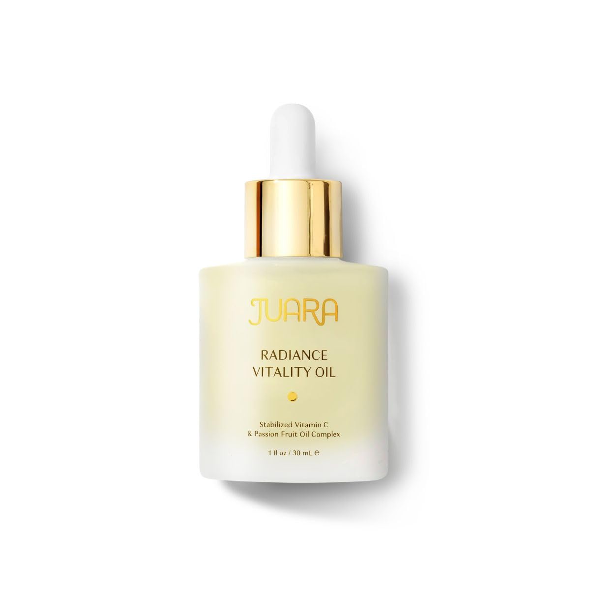 Juara Radiance Vitality Oil - Deluxe Anti-Aging Facial Oil for All Skin Types | Hydrating & Brightening Face Treatment | Softens, Nourishes & Improves Skin Elasticity | Cruelty-Free, Paraben & Sulfate Free | 1 oz | Perfect for Nighttime Skincare Routine & Daily Glow Boost