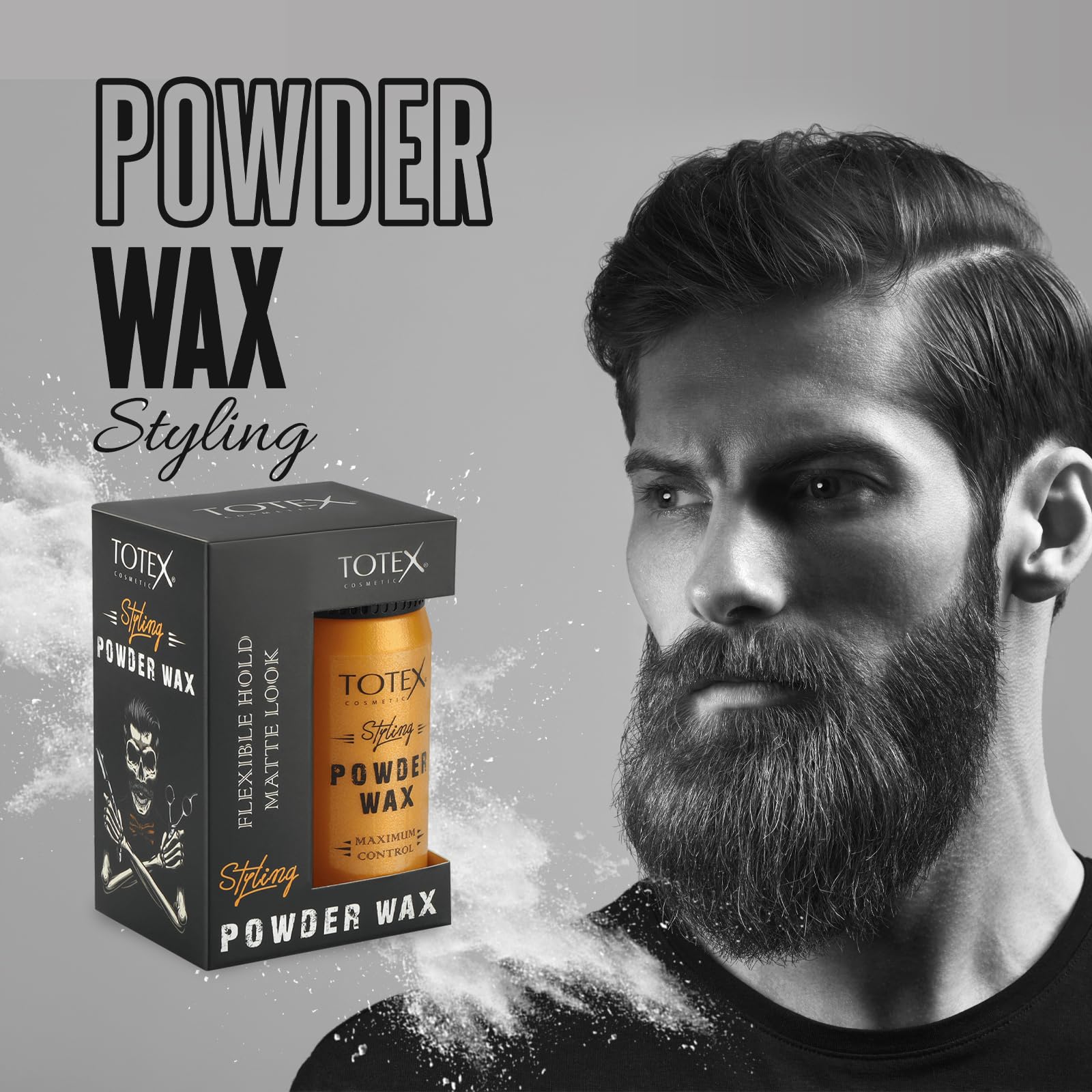 Matte Hair Styling Powder Wax - Unscented Thickening & Volumizing Texture Powder for Men & Women - Flexible Hold, Dye-Free, 20g (Pack of 1) - Perfect for Beach Waves, Messy Looks & Everyday Volume