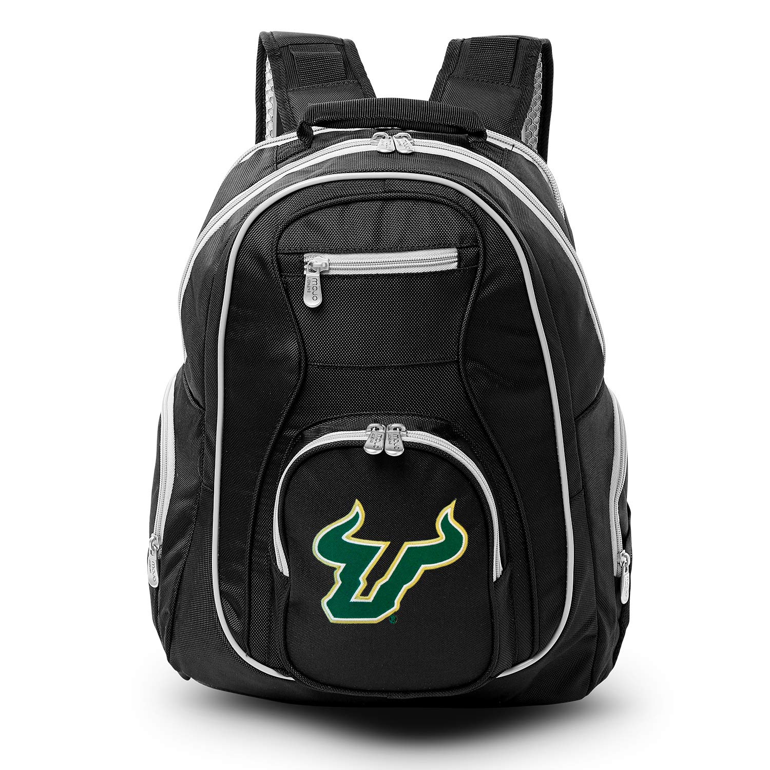 NCAA Colored Trim Premium 19-inch Laptop Backpack with Padded Shoulder Straps - Durable Sports Backpack for Travel, School, College & Business - Perfect for Students, Professionals & Sports Fans