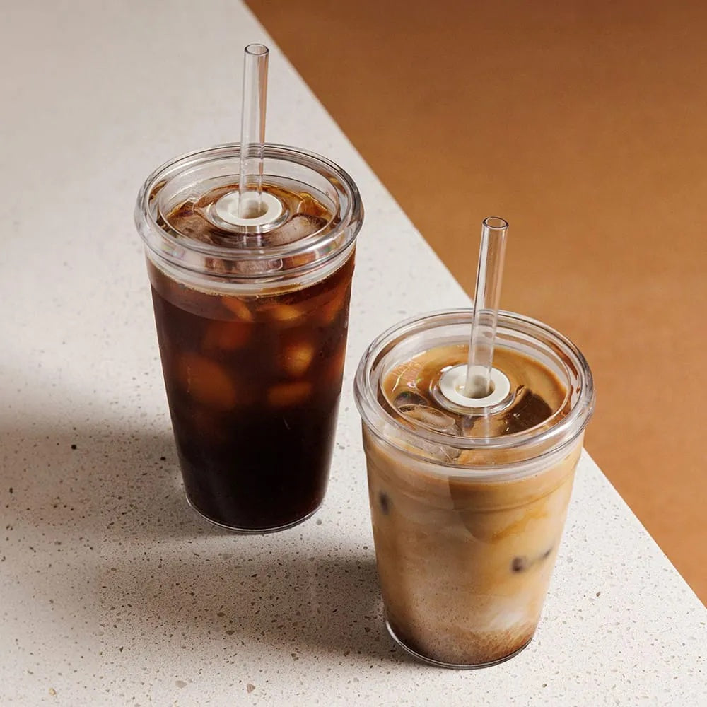 Stainless Steel Cold Cup Original Medium 12Oz - Perfect for Iced Coffee, Smoothies & Cold Drinks On The Go