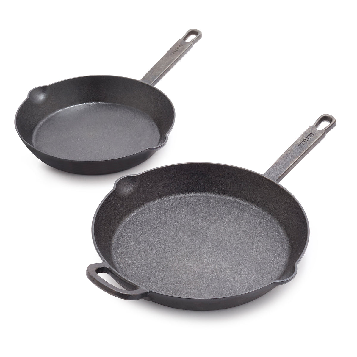 Bobby Flay by GreenPan 8-Inch & 10-Inch Cast Iron Skillet Set - Nonstick Cookware for Searing, Frying & Baking - Perfect for Stovetop, Oven & Grill Use