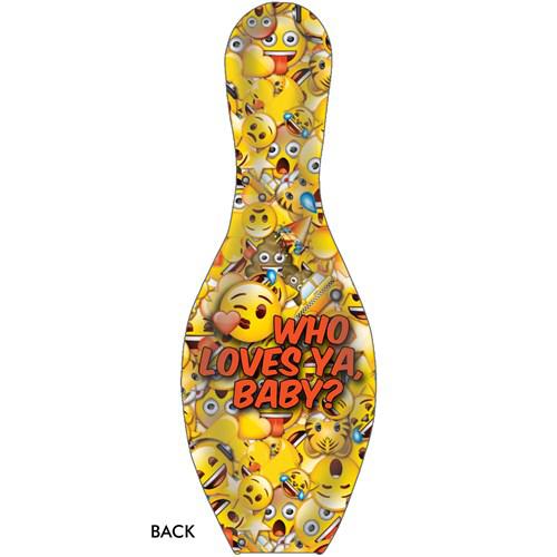 OnTheBallBowling Emoji Bowling Pin - Fun Novelty Gift for Bowling Lovers - Perfect for Bowling Parties, League Games & Sports Decor