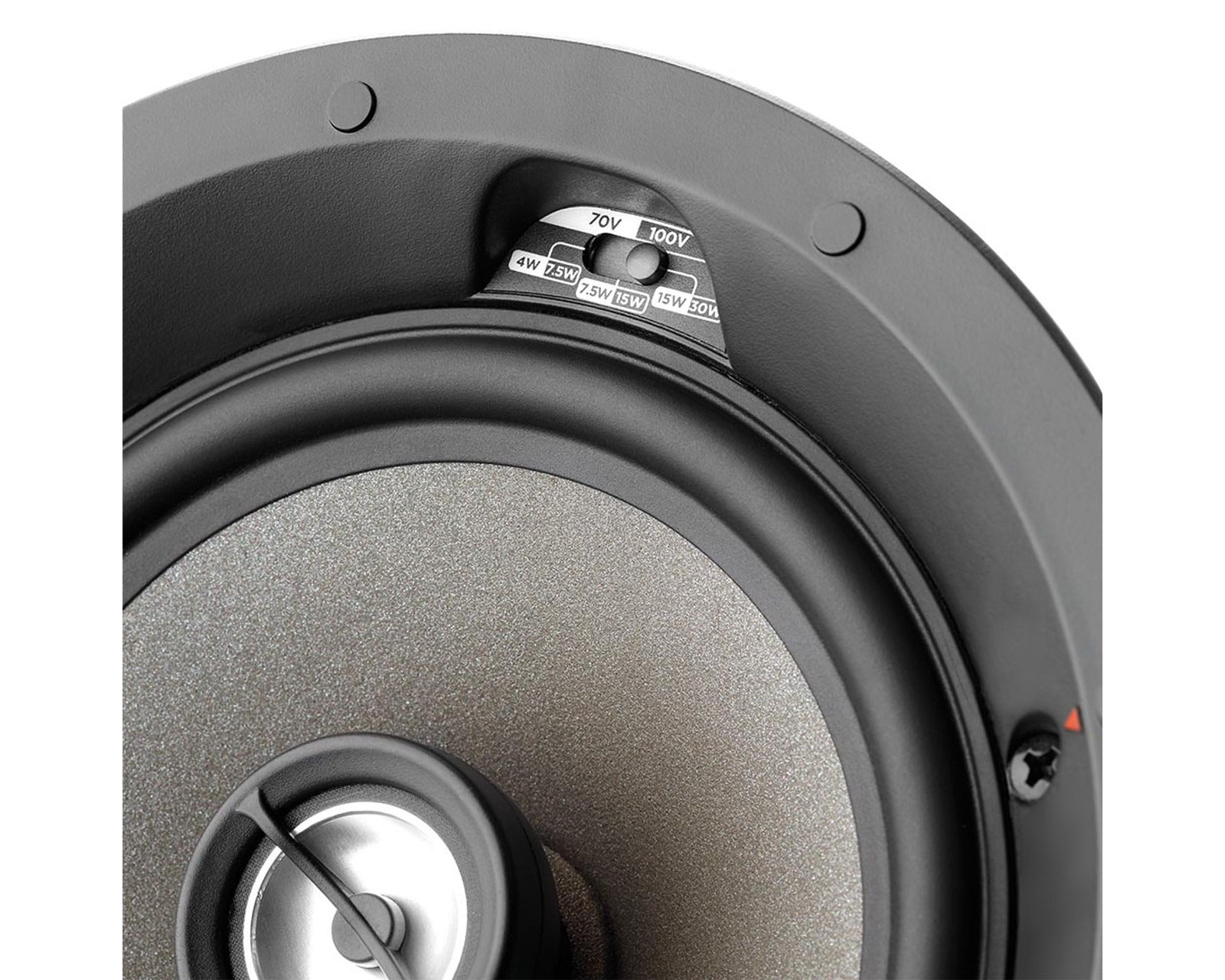 Focal 100 ICW6 T 2-Way Coaxial In-Wall/In-Ceiling Speaker - High-Quality Sound for Home Theater & Background Music (Each) - Perfect for Living Rooms, Bedrooms & Home Audio Systems