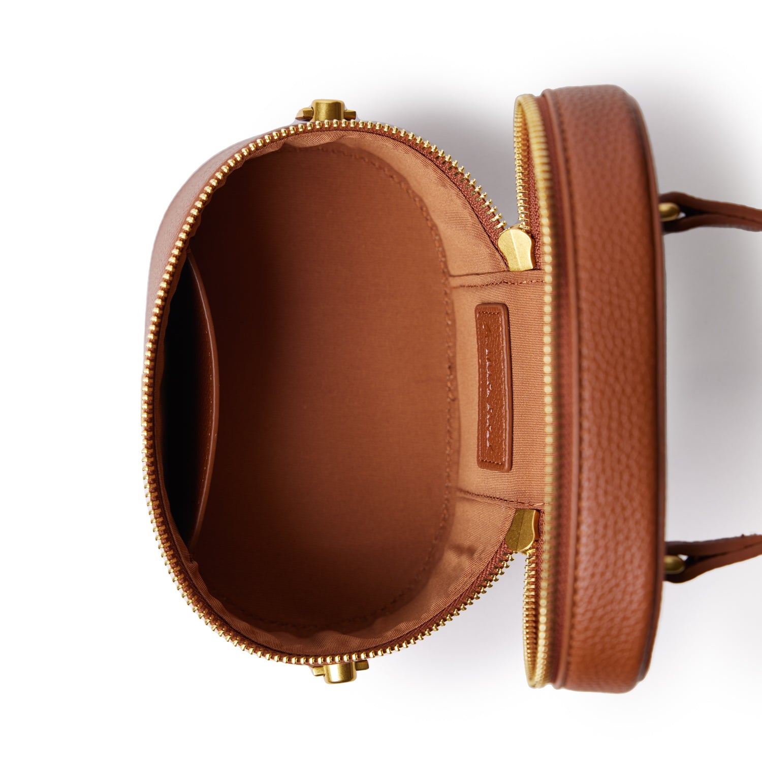 Mini Pebble Vanity Bag - Stylish Brown Makeup Pouch for Travel & Everyday Use | Compact & Trendy Cosmetic Organizer