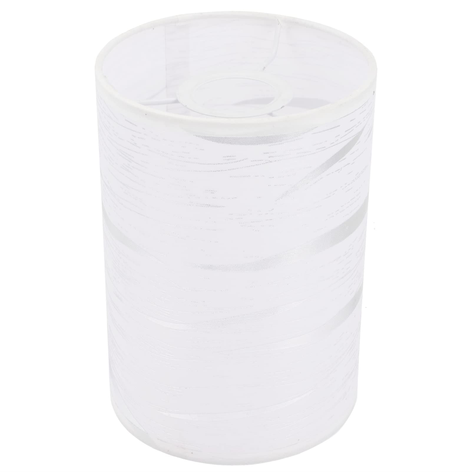 Beaupretty 14CM Linen Drum Lamp Shade - Cylinder Chandelier Shade, E27 Bulb Compatible, Wall & Floor Lamp Cover Replacement - Perfect for Living Room, Bedroom, and Office Lighting Decor