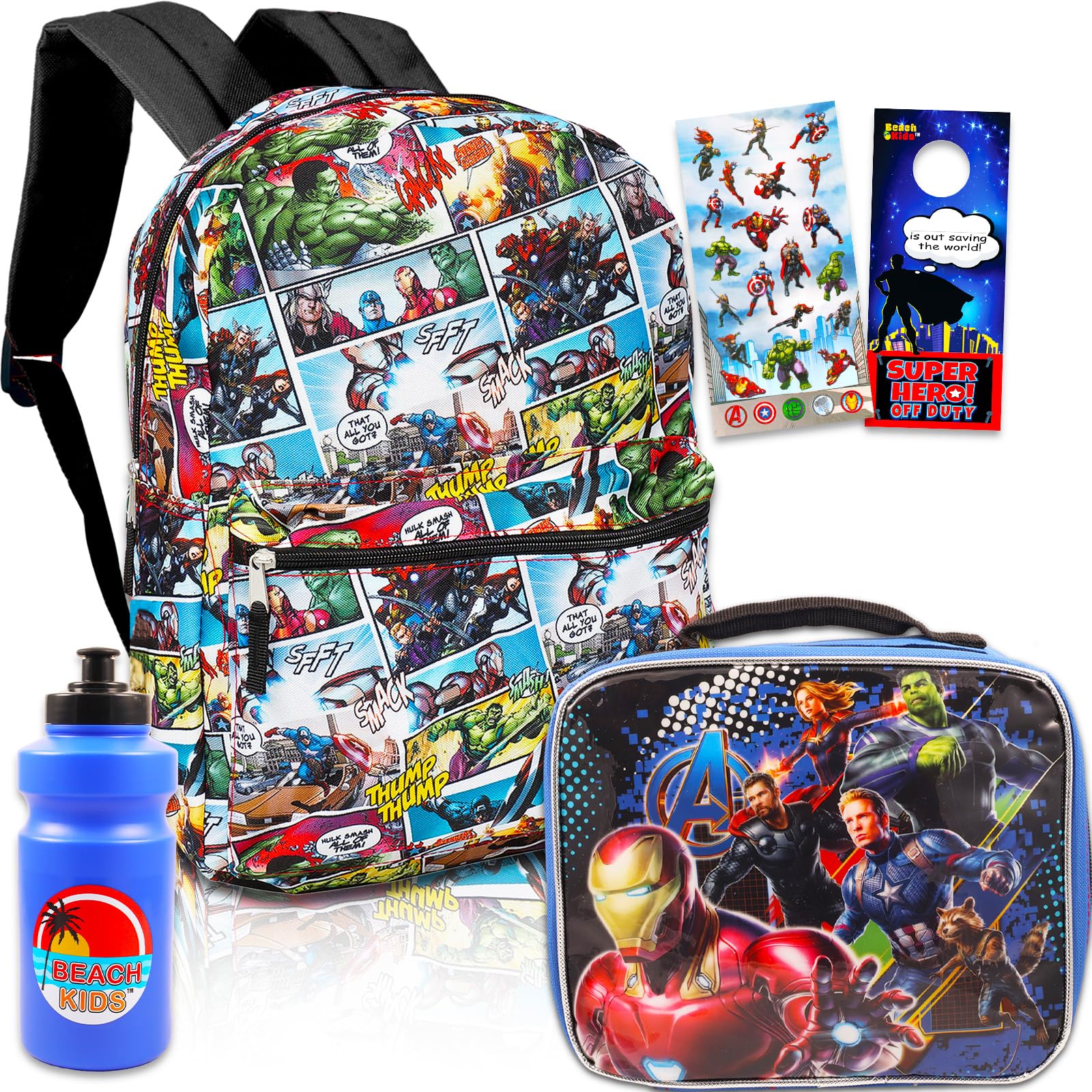 Avengers Backpack Set for Boys 8-12 - 16