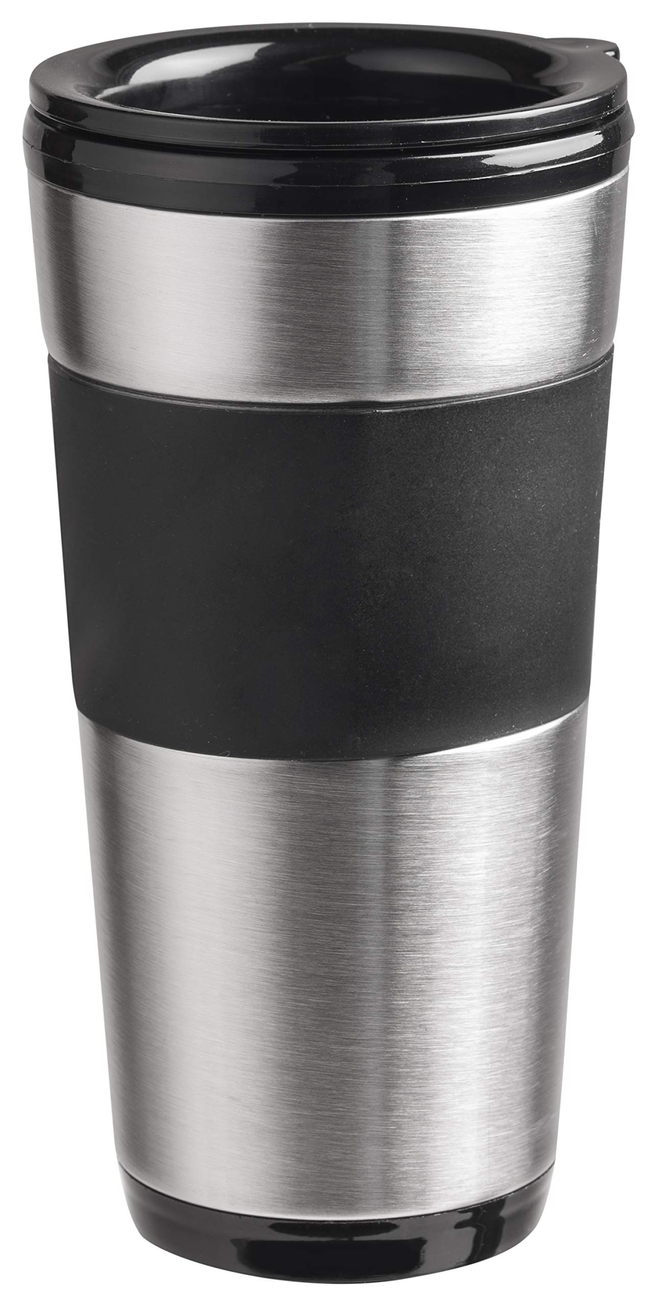 Bestron Stainless Steel Coffee Maker with Thermal Insulated Travel Mug - Perfect for Home, Office & Camping Use