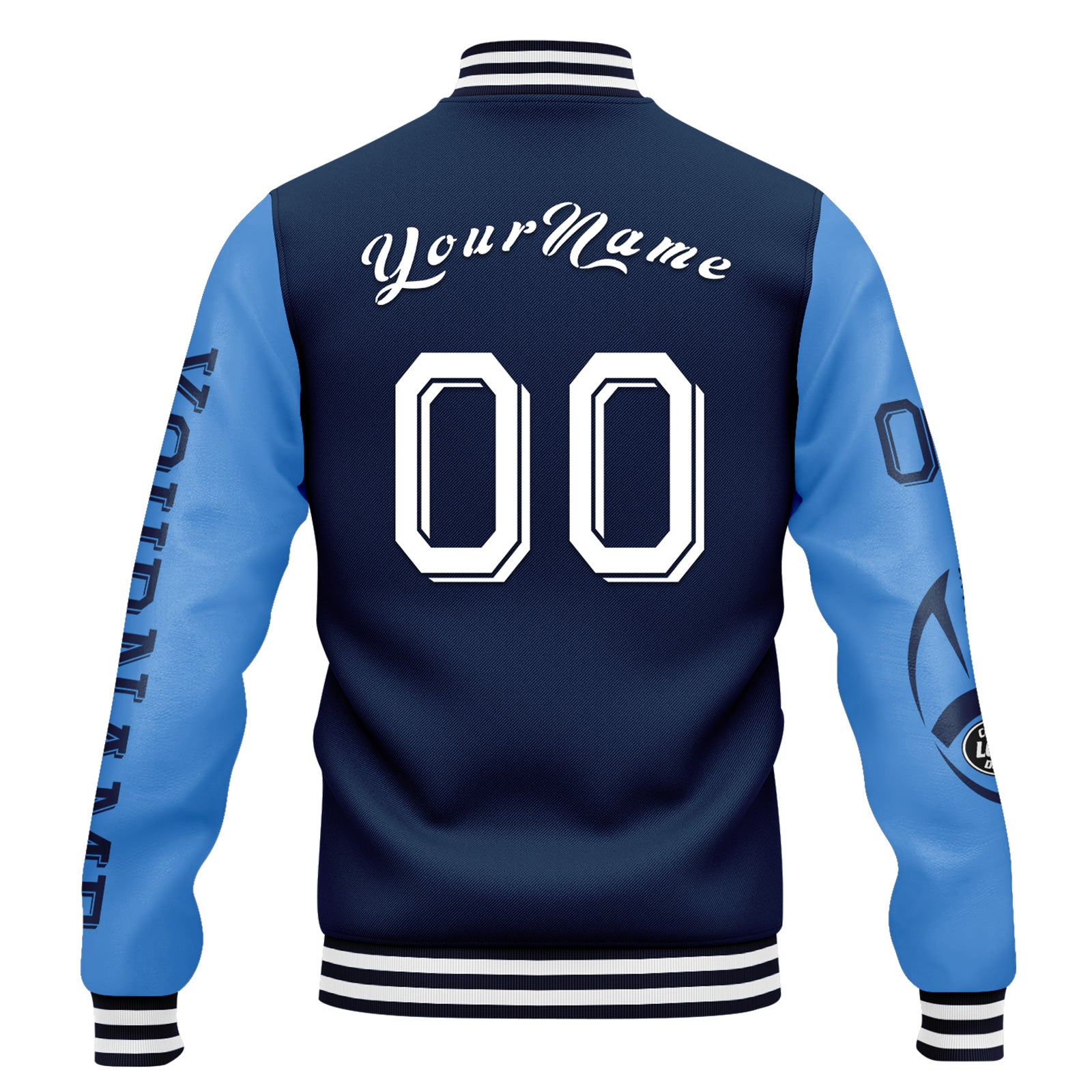 Custom Blue Tennessee Jacket & Sports Shoes Combo - Personalized Athletic Wear Set for Men | Perfect for Football Games, Tailgating & Casual Outfits