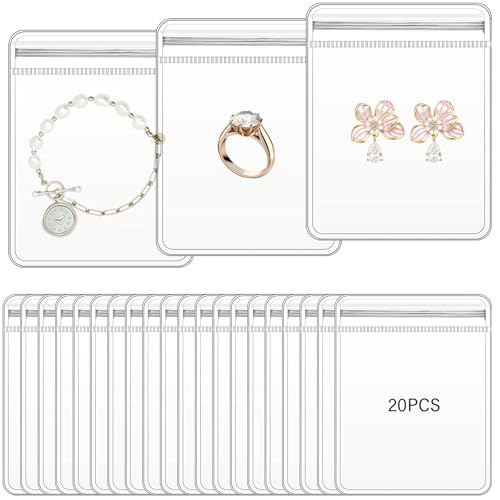 20 PCS Clear Jewelry Bag