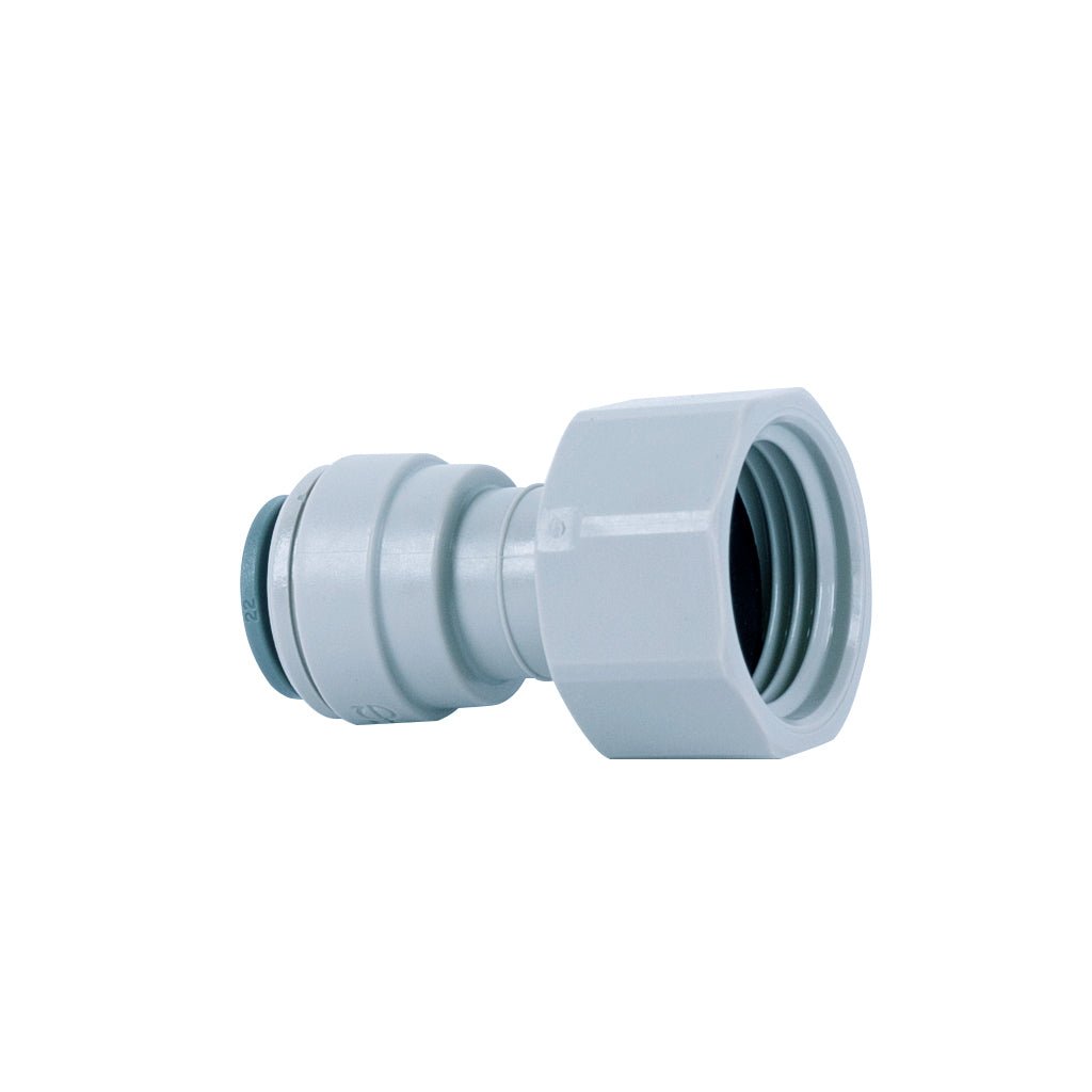 Kwik Connect Tap Adaptor - 3/8 Tube to 1/4 Thread Brass Fitting - Perfect for Plumbing, Irrigation & DIY Water Connections