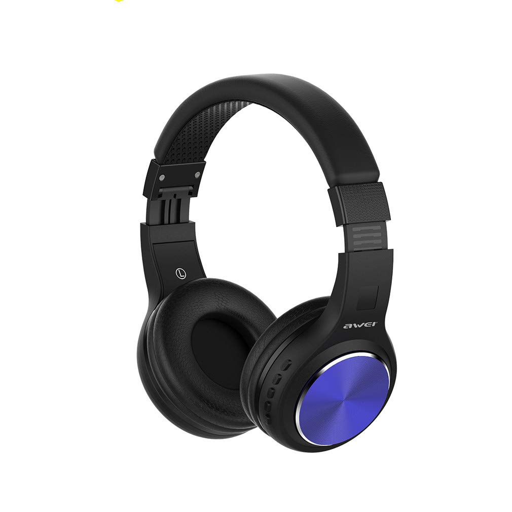 Premium Wireless Bluetooth Over-Ear Headphones with Active Noise Cancelling, Low Latency, Foldable Design & Subwoofer - Long Battery Life for Gaming, PC, Smartphones & TV (Gold) - Perfect for Workouts, Commuting & Home Entertainment