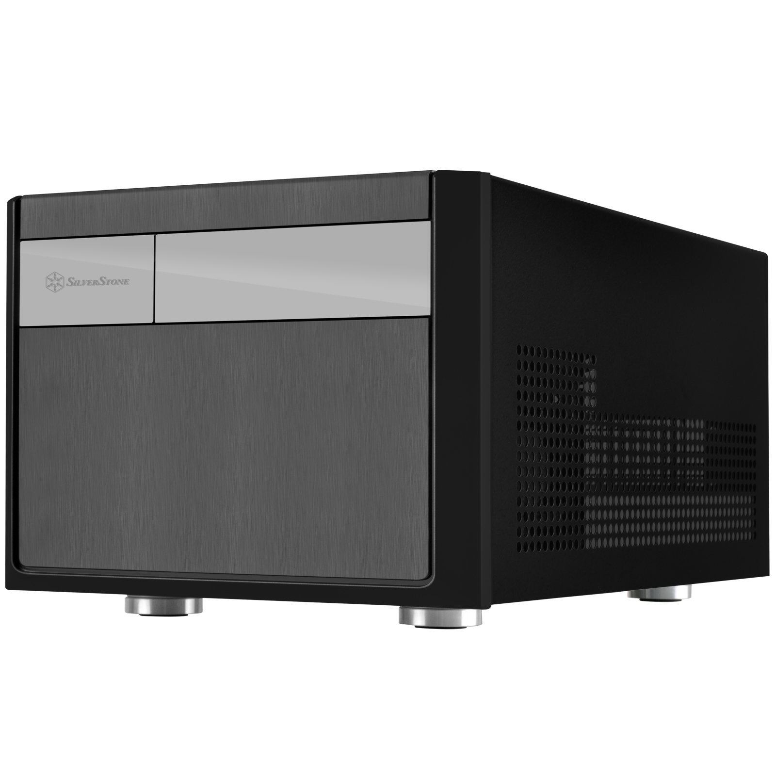 SilverStone Technology SG11B-V2 Compact Micro-ATX PC Case - Perfect for Small Space Gaming & Home Office Setups