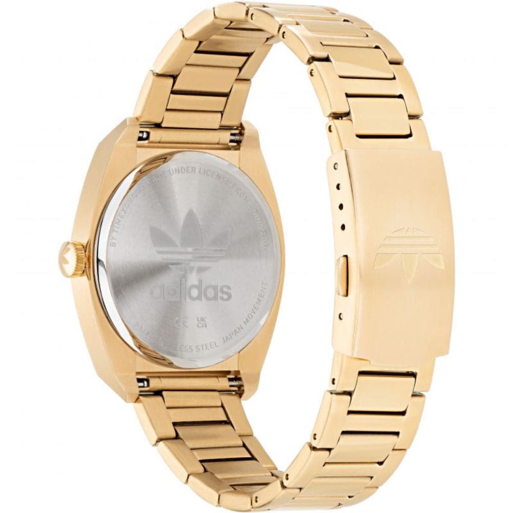 Adidas AOSY22026 Gold Stainless Steel Unisex Watch - Stylish & Durable for Everyday Wear, Sports & Casual Outfits