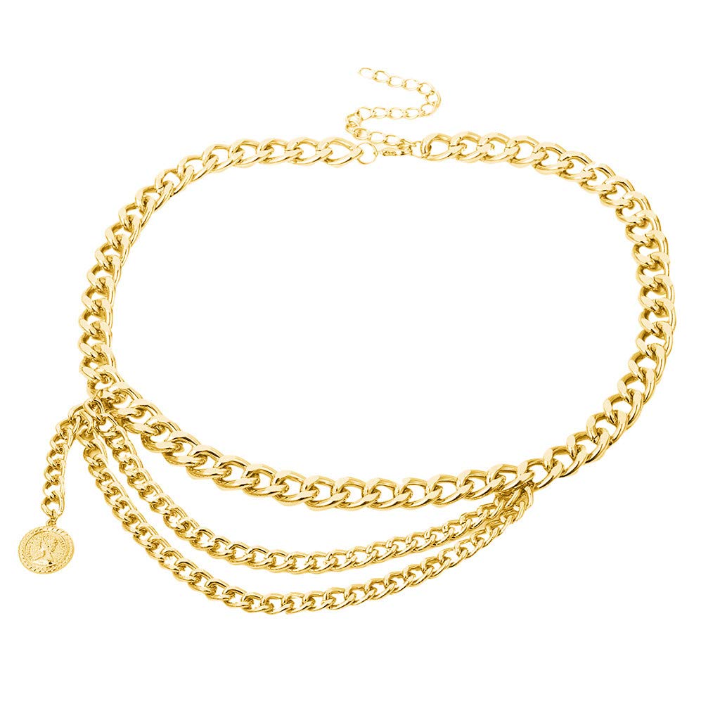 Stylish Women's Waist Chain Belt - Long Tassel Metal Body Jewelry for Fashion Accessories | Perfect for Parties, Festivals, and Boho Outfits