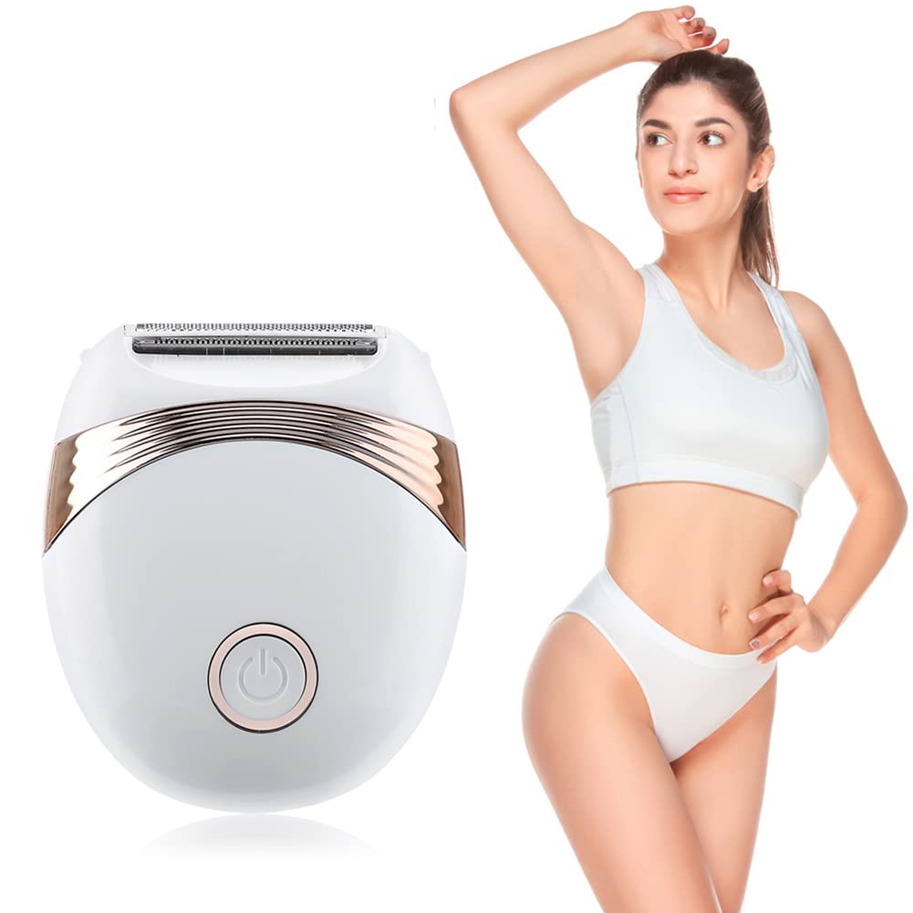 XWZ Mini Electric Hair Removal Device for Women - Painless & Rechargeable Ladies Shaver for Legs, Lips, Bikini Line & Body Hair - Portable Hair Trimmer for Smooth Skin at Home or Travel