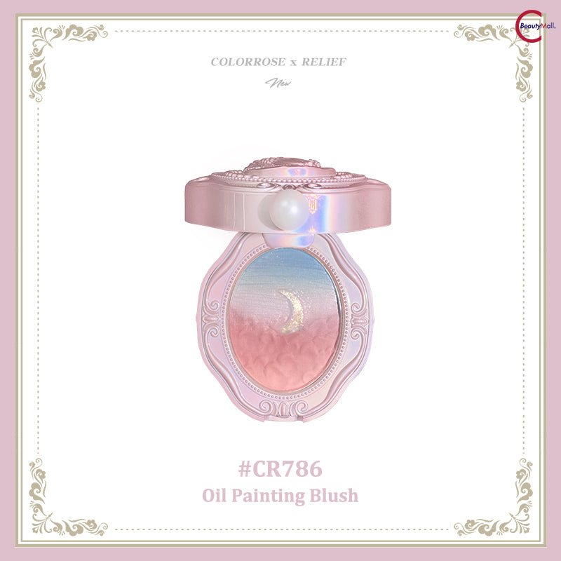 COLORROSE Oil Painting Series Blush - High Pigment Long Lasting Blush for Cheeks | Perfect for Everyday Makeup & Special Occasions