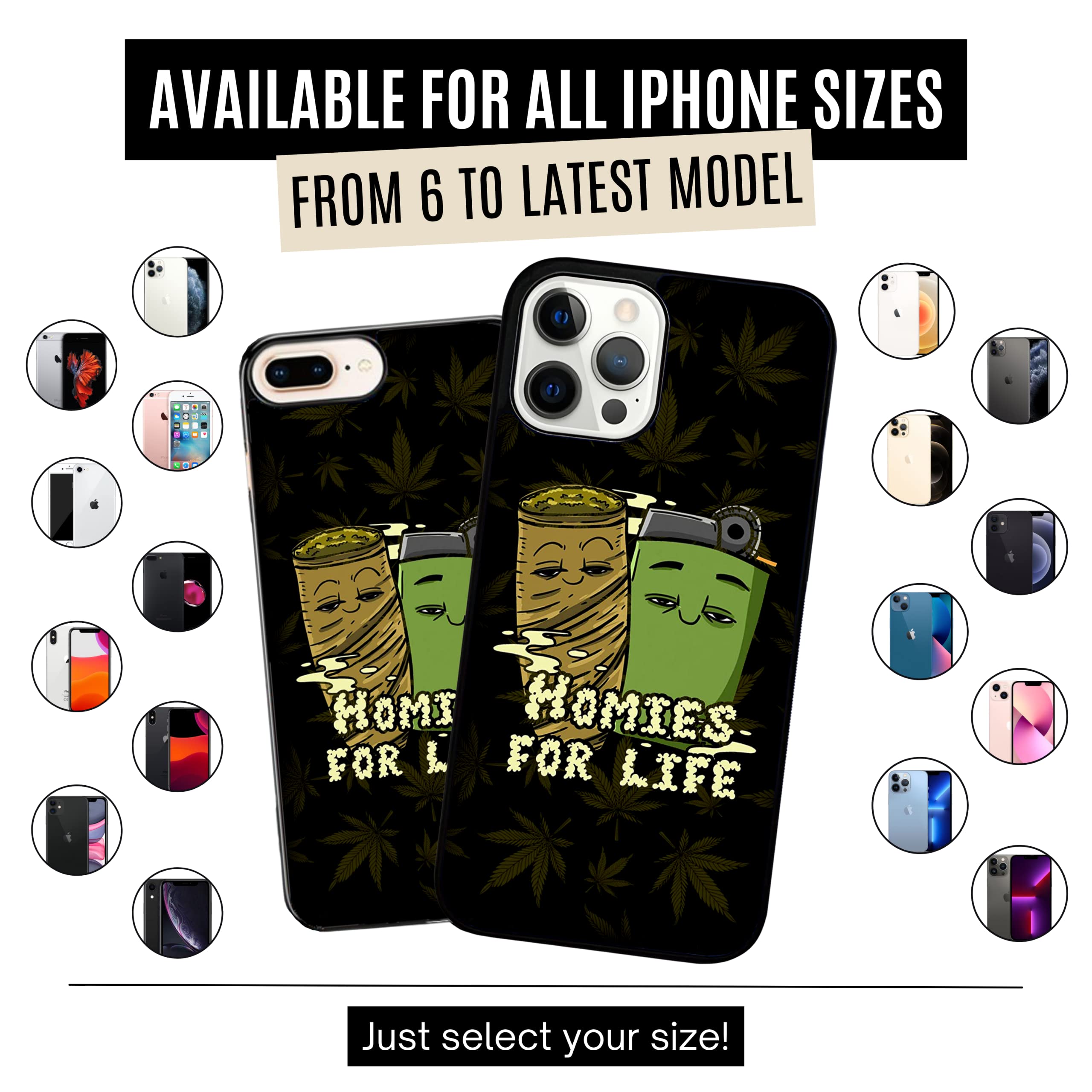 Funny Marijuana Cigarette Lighter Stoner Phone Case for iPhone 12 Pro Max - Durable Non-Slip TPU Rubber Shockproof Slim Protective Cover - Perfect for 420 Friendly Events, Music Festivals & Stoner Gifts