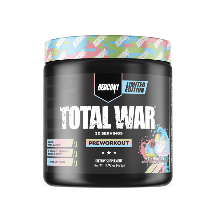 Redcon1 Total War Pre-Workout Powder - Intense Energy & Focus Booster for Gym, Bodybuilding & Fitness Training