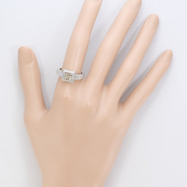 18K White Gold Brown Diamond Ring for Women - Elegant Wedding, Engagement & Anniversary Jewelry Gift - Perfect for Special Occasions & Everyday Wear