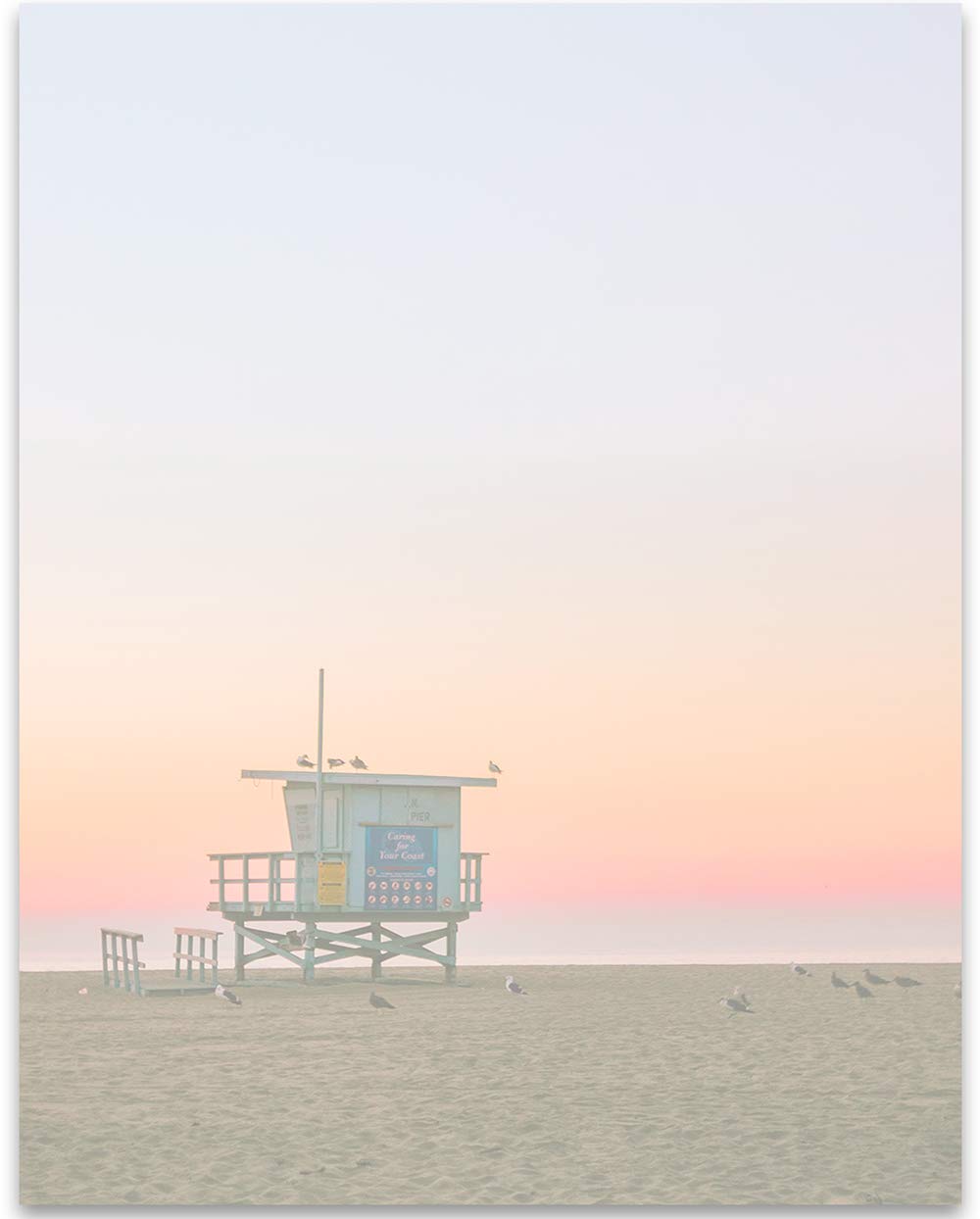 Endless Summer Beach House Decor - 11x14 Unframed Coastal Wall Art Print for Lake Cabins, Surfing Rooms & Summer Home Decoration | Perfect Beach Life Sign Gift for Vacation Homes & Coastal Living Spaces