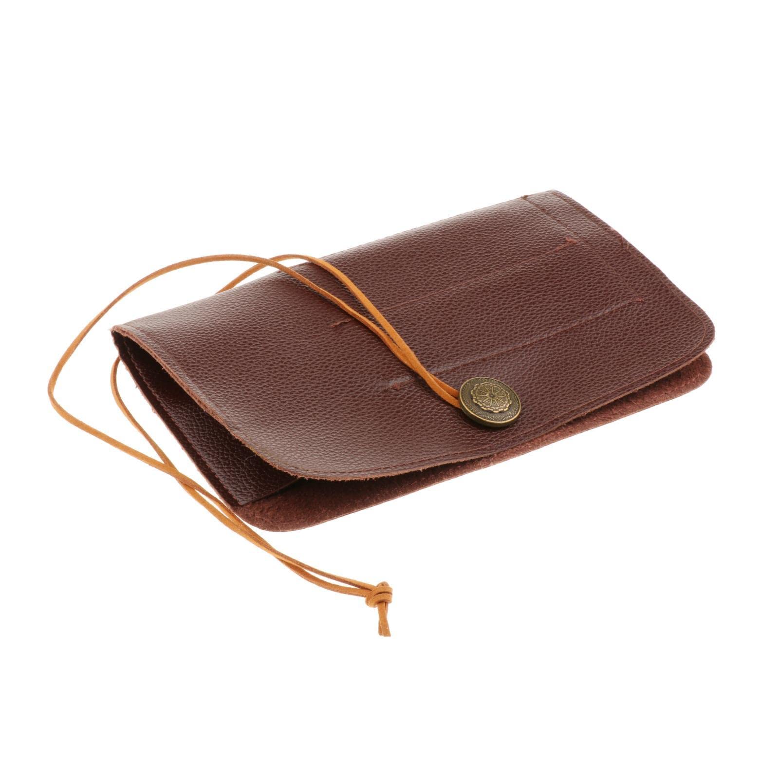 CALANDIS® PU Leather Roll Up Knife Pouch - Compact Storage Organizer for Chef Knives, Kitchen Tools & Camping Gear | Perfect for Home Kitchen, Outdoor Cooking & Travel