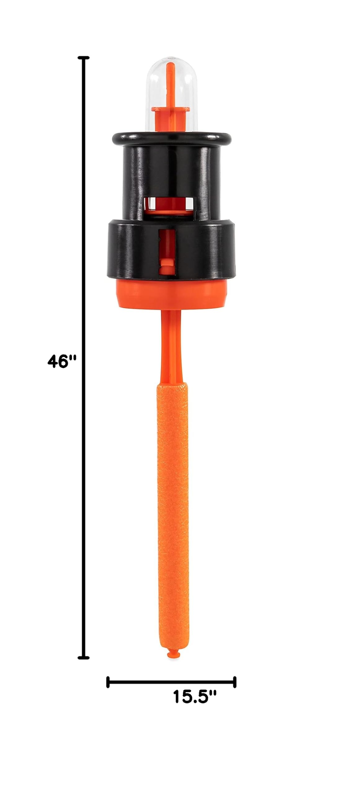 Camco Rhino 36-Gallon Portable RV Waste Holding Tank with Gauge - Includes Steerable Wheels, Tow Bar & Sewer Hose | Perfect for Camping, RV Trips & Outdoor Adventures
